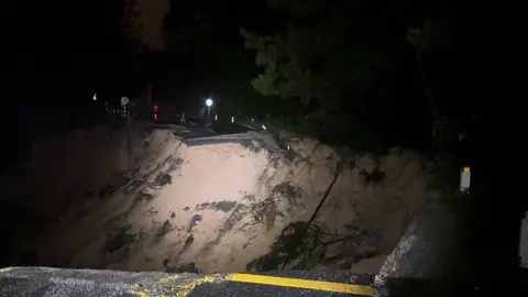 Đèo Mimosa sạt trượt đứt gãy hoàn toàn trong dêm 19/11#lâmđồng #deomimosa #satlo #dalat 