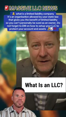 📊LLC Today’s News  In order to have a limited liability company you have to actually have an LLC registered in a state, Dm on how to set up your LLC account now!! To keep your assets more protected #xrparmy #fyp #LLC #xrpcommunity #viralvideo 