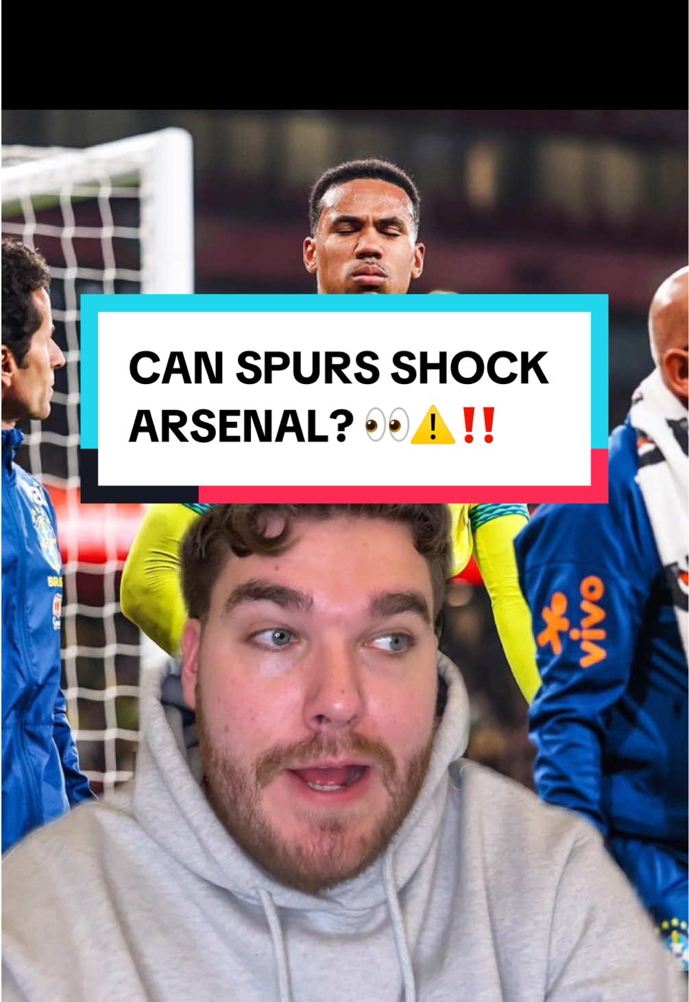 Top of the table away from home, no Gabriel… 👀 #tottenham #arsenal #footballtiktok #PremierLeague #bentalksfootball 