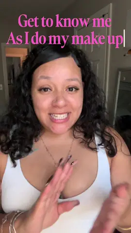 Hiii get to know me as I do my make up 🫶🏻@elfcosmetics  •not sure why the quality looks so bad• #fypシ #gettoknowme #makeup 