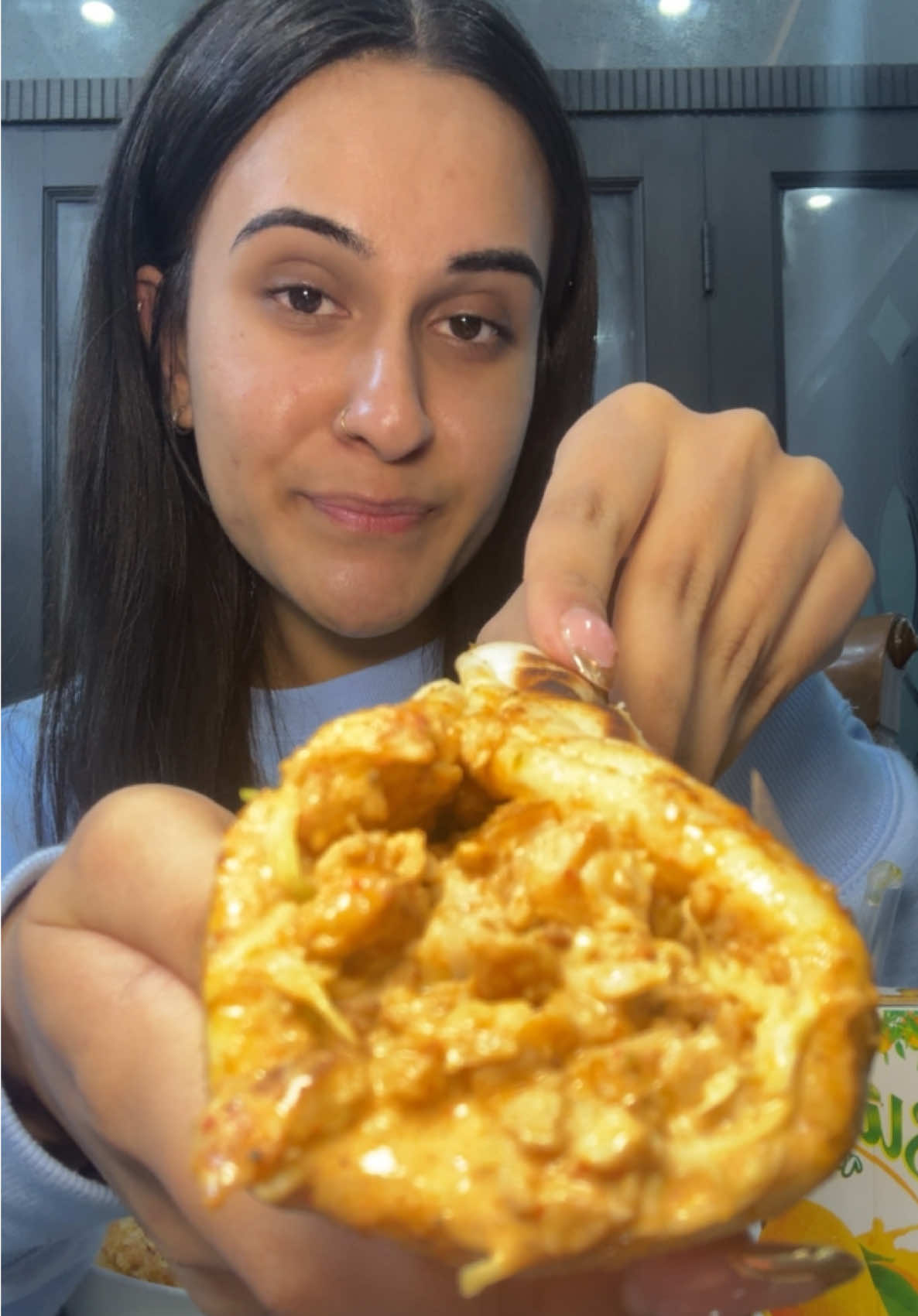 Eat with me 🙈 lmk if yall hate these types of videos 😅 #fypシ #foodtiktok #fypシ゚viral #trending #mukbang 