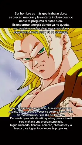 Feliz día camaradas 💪🏻 #goku #dbz #dragonball #dragonballz #diadelhombre 