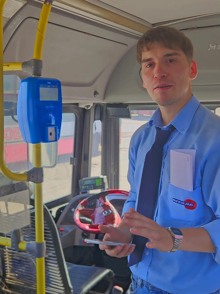 Nuevos modos de pago en los micros de la plata 👌 #colectivo #micro #laplata #sube #qr 