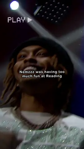 Nemzz was having too much fun at Reading 2025 #nemzzz #rapuk #rap #readingfestival #catchavibeuk