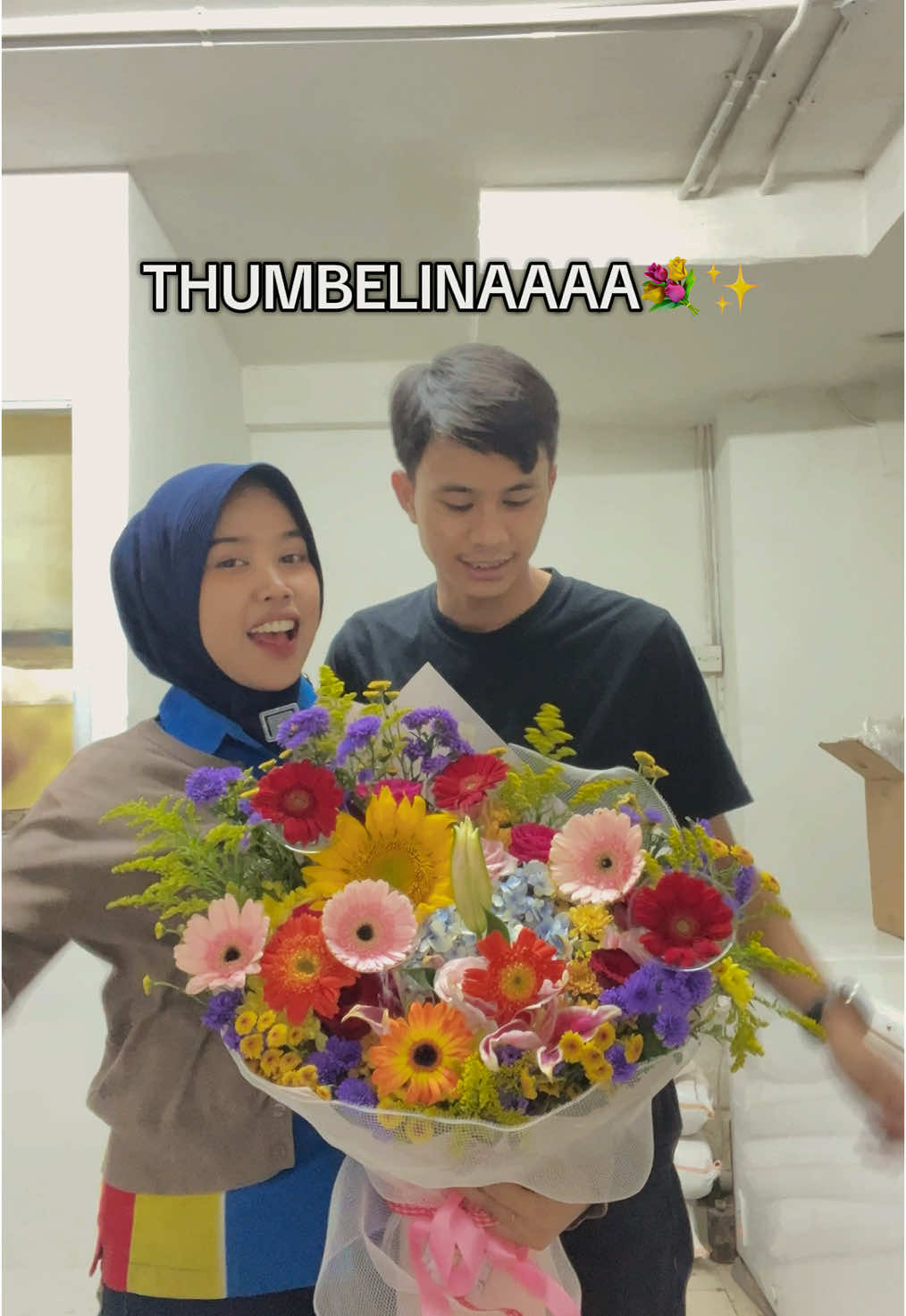 🤍✨ @PANGGIL AJE PUJJ🍣🥢  Thankss @Inikado Indonesia  #thumbelina #thumbelinabouquet  #bouquet 