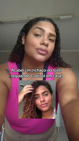 Rosto inchado, e sempre estressada  desse shot azulzinho q abaixa cortisol🩵