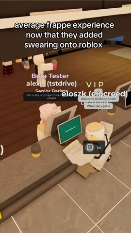 i cannot believe frappe added swearing and made the game 18+, taking advantage of it until it’s fixed. love u frappe on roblox #tstdrivee #robloxfyp #frappetiktok #roblox #frapperoblox 