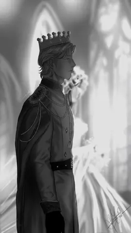 👑❤️‍🩹#art #prince #maid #medieval #goldenbrown 