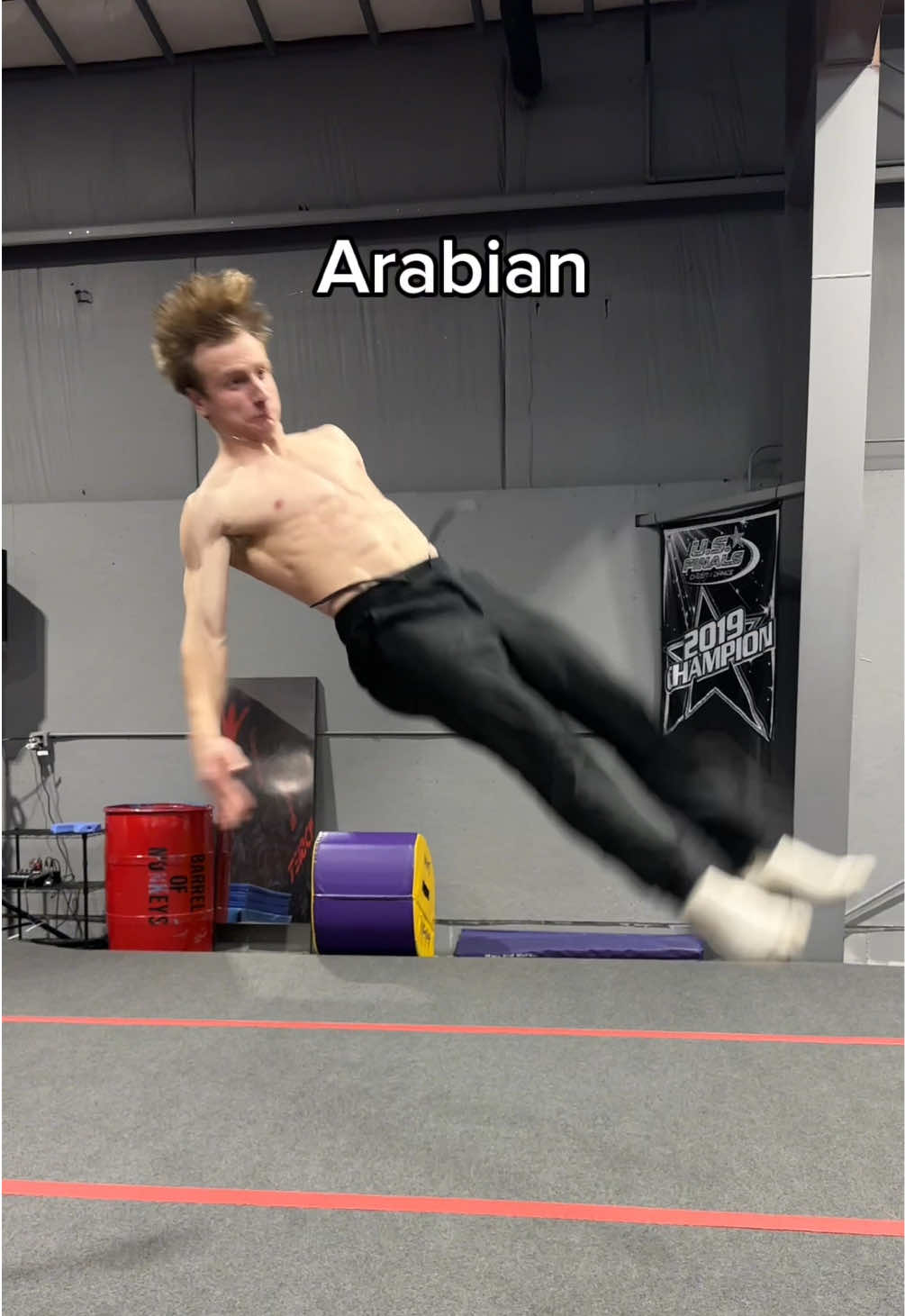 Im levelling up 🔥 #flips #gymnastics #parkour #tricking #tumbling 