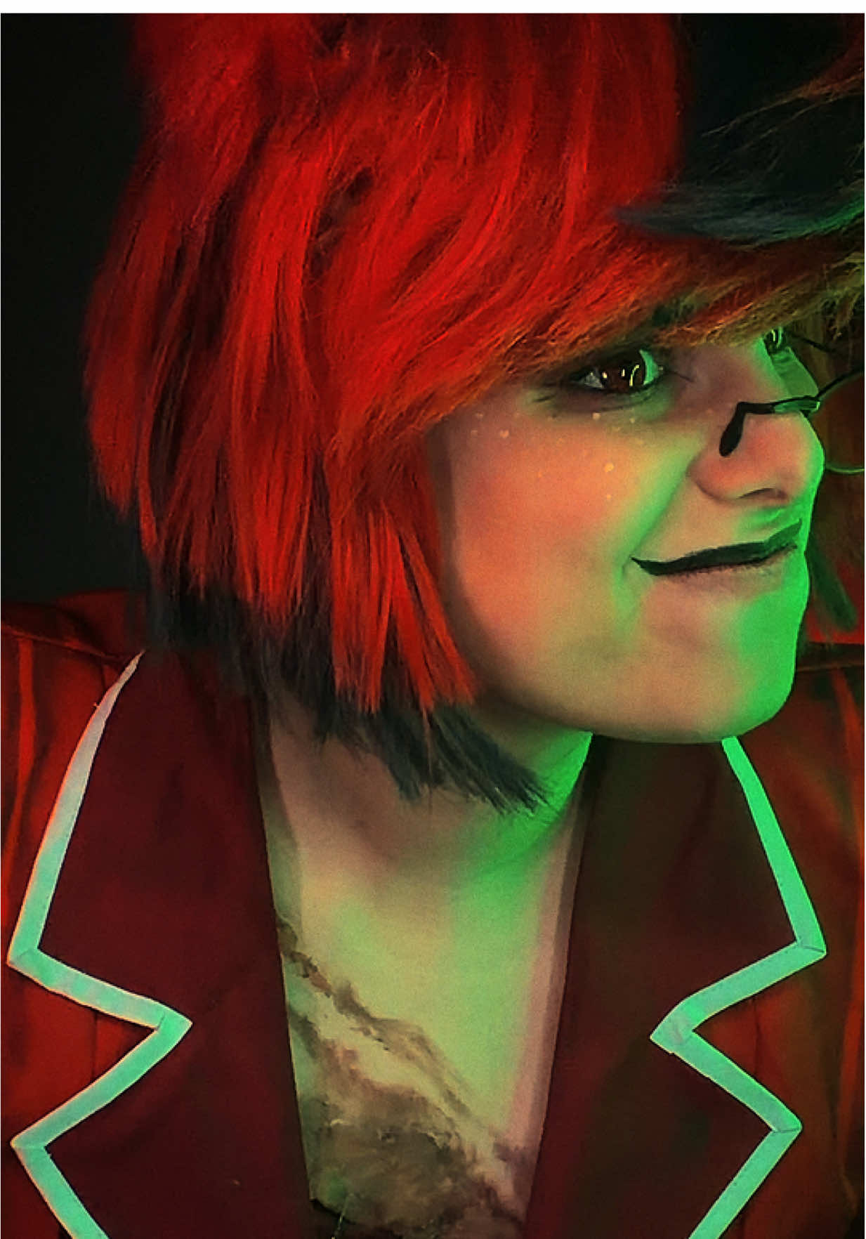 I’m not her pet… - #hazbinhotel #alastor #alastorcosplay #radiodemon #rosie 