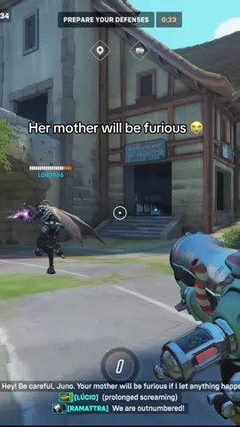 Juno, you don’t even try 😭 in game: @Mysdibule [FR] #overwatch2 #junooverwatch #juno #mei #overwatch 