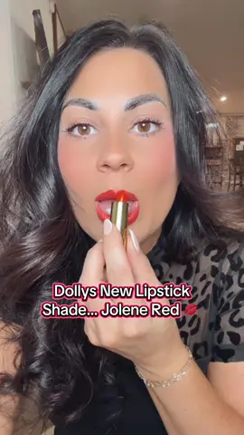 The perfect red lip this holiday season! @Dolly Parton #lipstick #jolene #redlips #red 