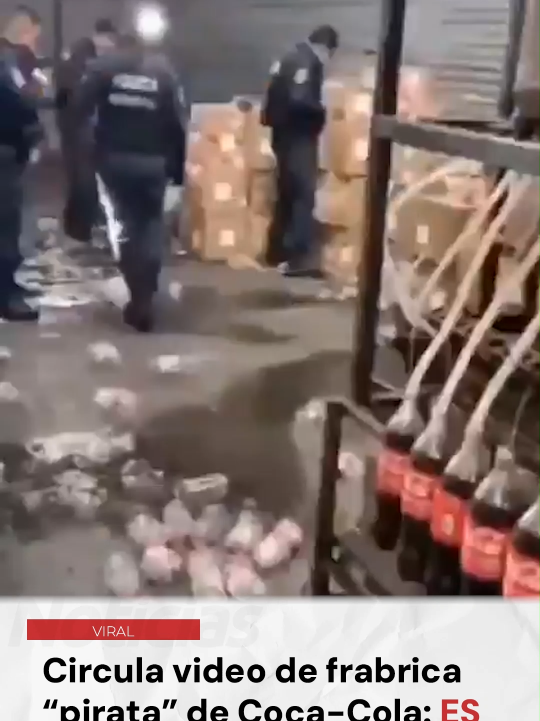 #VIRAL || Circula video sobre desmantelamiento de laboratorio de Coca Cola 