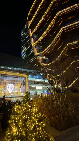 1st Annual Lighting of the Vessel, New York City #newyork #christmas #holiday #nyc #newyorkcity 