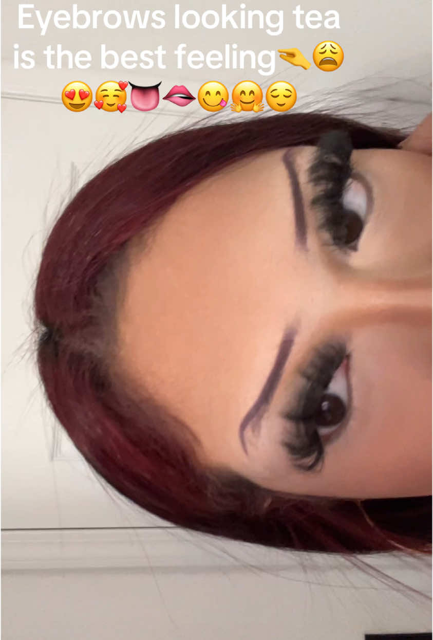 Feels amazing 🤩 #eyebrows #tea #best #fyp 