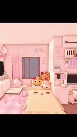 dream bedroom revamp FT                                                       creds @HyuneJi for the AC @jasmiau for the plushies and wall art  @lob for the fan  #adoptme #adoptmebuilds #roblox #xyzbca 