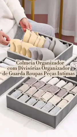 Colmeia Organizadora com Divisórias Organizador de Guarda Roupas Peças Intimas