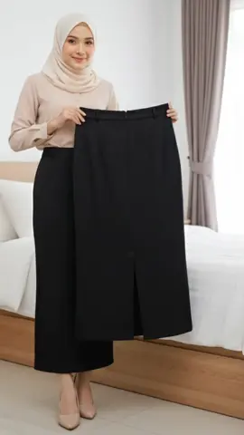 Siapa bilang rok span basic itu ngebosenin? Cek detail rempel belakangnya deh! 🤫 #RokSpan #RokWool #FashionTikTok #OOTD #RacunTikTok 