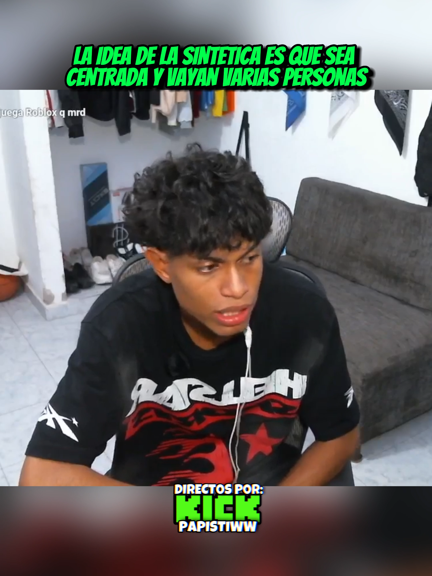 que sintetica podria ser #fyp #kick #streamer #papistiw #sintetica #futbol #santamarta #colombia