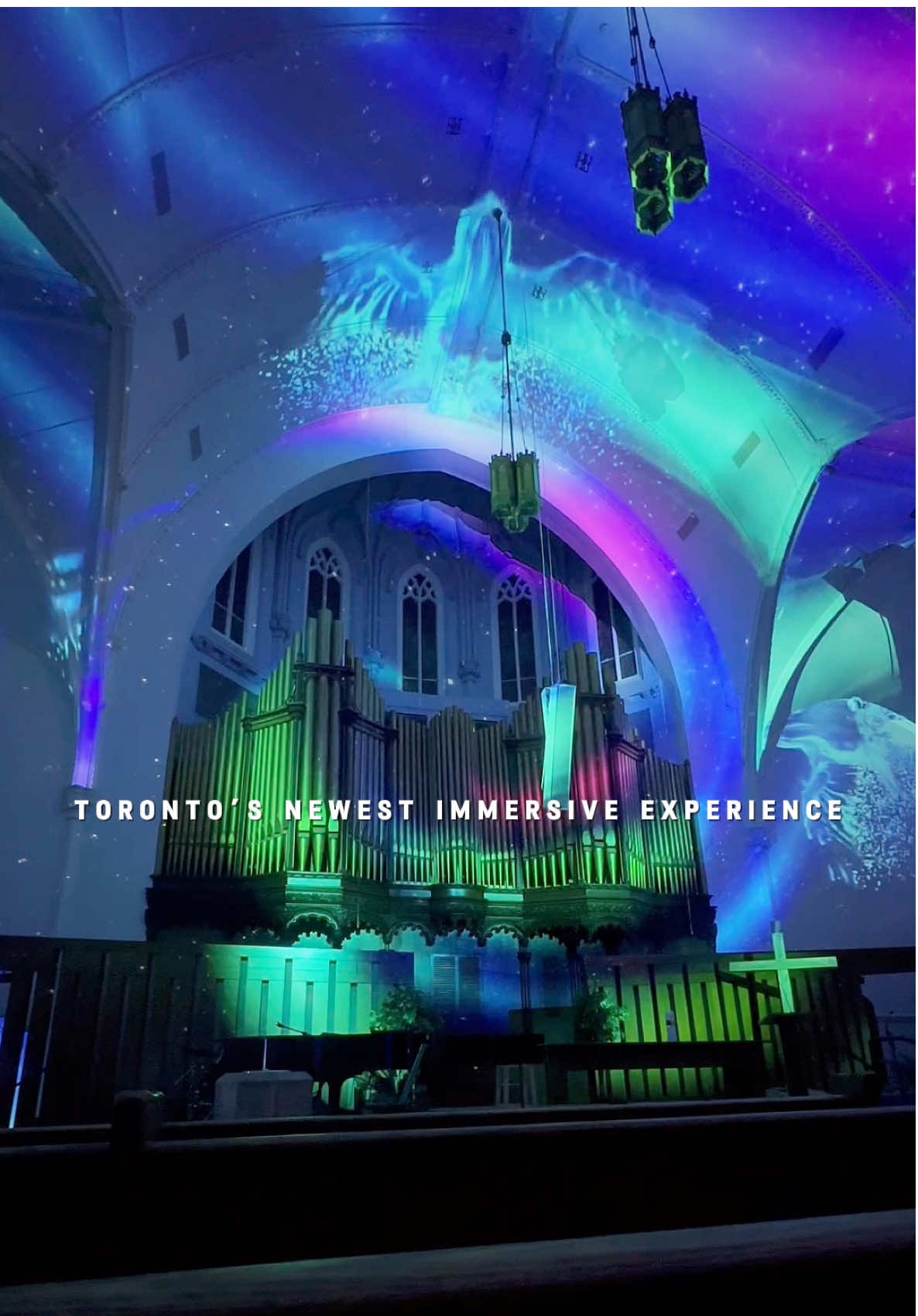 Finally caught the Enlightenment - Vivaldi Immersive Light Show and it was beautiful 🥹 💫  Brought to you by @Fever  This dreamy 30-minute experience is through mind-blowing projection mapping & 360° visuals. 🎻 ✨  📍Knox Presbyterian Church (630 Spadina Ave, Toronto) 📆 Fri to Sun until December 19 💰 Tickets are super reasonable — starting around $26.90 for adults but when you book a group of 6 it’s only $22.90 each! USE CODE: BUSYTIZZY10 to save $$ Grab your tickets before they’re gone! 🎟️ ⭐️ Link in my bio #feverambassador #TorontoThingsToDo #immersiveexperience #torontodateideas  #fyp  