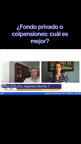 🎙️ ¿Aún no sabes si un fondo privado o Colpensiones es tu mejor opción? La decisión que tomes hoy puede transformar tu futuro financiero… y evitarte pérdidas irreversibles. La abogada especialista en pensiones Alejandra Murillo Torres te explica con claridad y sin tecnicismos las diferencias reales entre ambos sistemas, sus beneficios, riesgos y cómo impactan tu pensión a largo plazo. Imagina tener la seguridad de estar en el régimen que realmente te conviene, con mayores derechos, mejor proyección pensional y sin caer en los errores más comunes que cometen miles de afiliados cada año. En esta entrevista resolveremos dudas clave: ✔️ ¿Cuál régimen te permite pensionarte mejor? ✔️ ¿Cuándo sí conviene un traslado? ✔️ ¿Qué debes revisar antes de decidir? 🔴 Activa recordatorio y suscríbete para no perderte esta guía práctica que puede cambiar tu futuro pensional. #Pensiones #Colpensiones #FondosPrivados #AsesoríaPensional #DerechoLaboral          