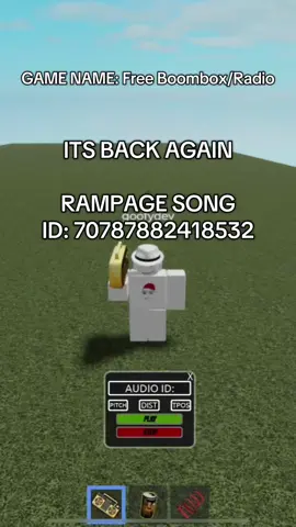 ITS BACK AGAIN LETS GOOOOOO #robloxidsongs #roblox #songs #idsound #fyp