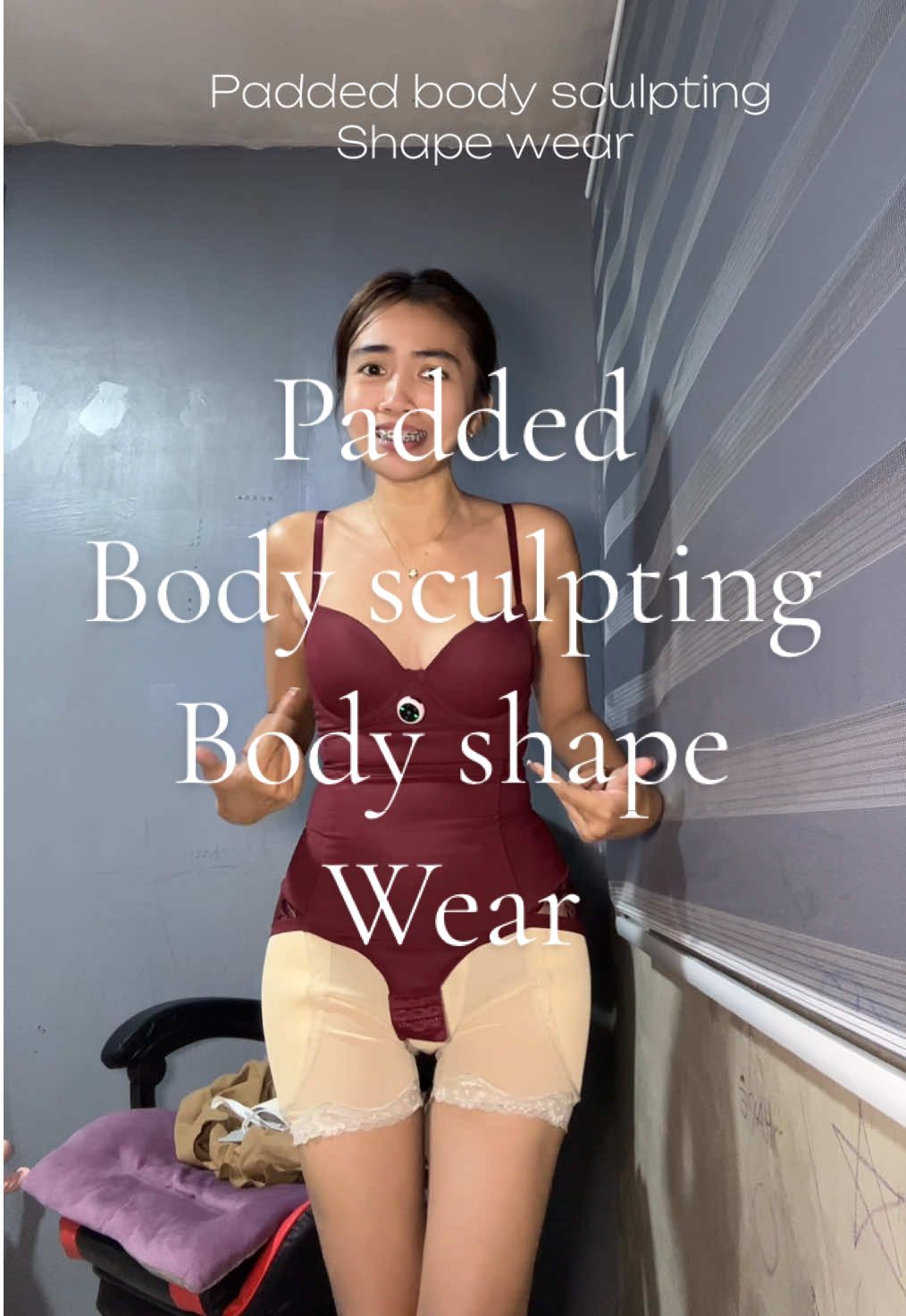 Body sculpting shape wear  #fashiontiktok #paddedshapewear #bodysuit #shapewear 