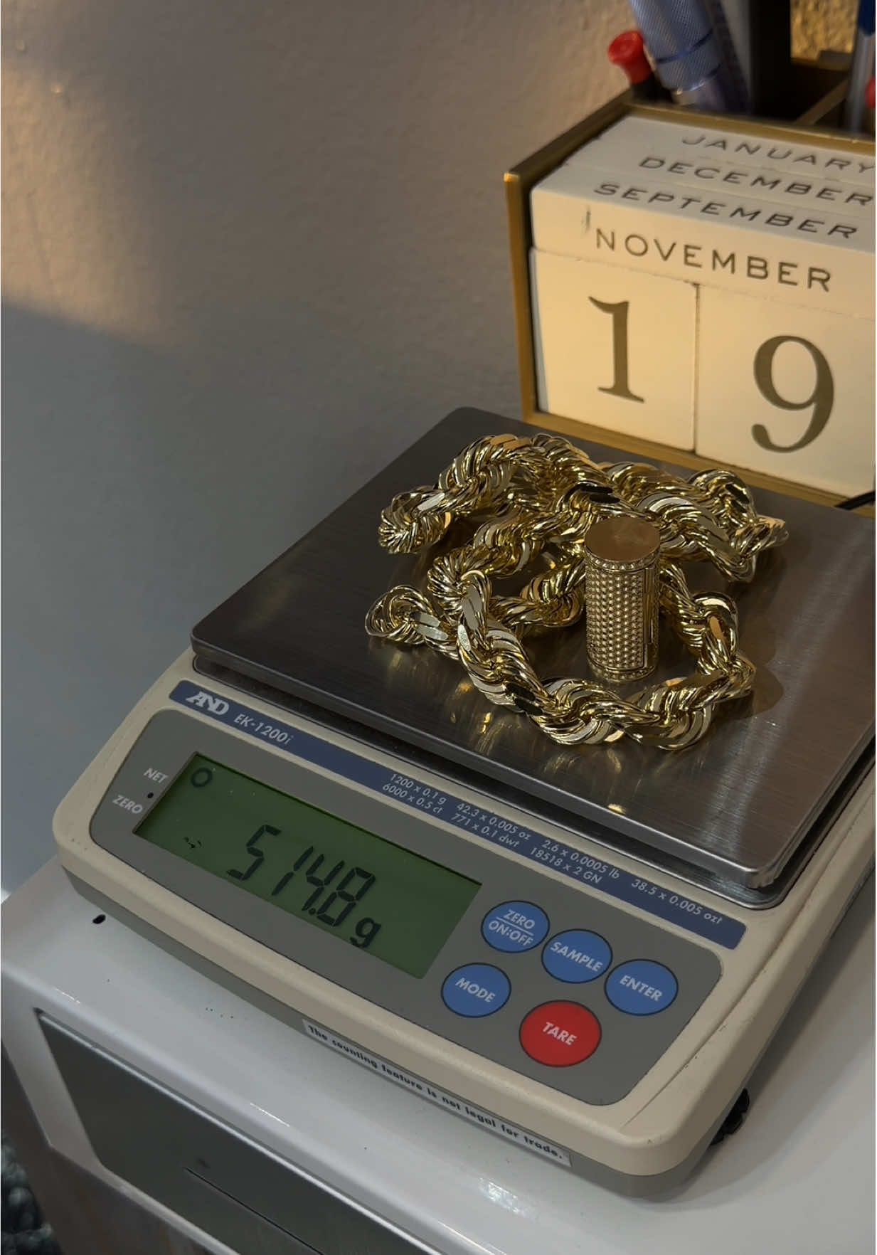 ORO REAL Más de medio kilo en una Rope Chain Auténtico 14k Quieren verla terminada ??? #realgold #ropechain 