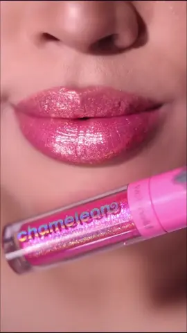 @Luna Alano ⁠ in our Chameleon Chrome Halo's Way Lip Foil 😇🩷⁠ ⁠ This smooth, non-sticky formula delivers multi-dimensional pigment and shine, guaranteed to have all eyes on you ✨ ⁠ ⁠ Available NOW at wetnwildbeauty.com @walmart @target @walgreens @cvs_phramacy @amazon #wnwchameleonchrome #wetnwildbeauty 