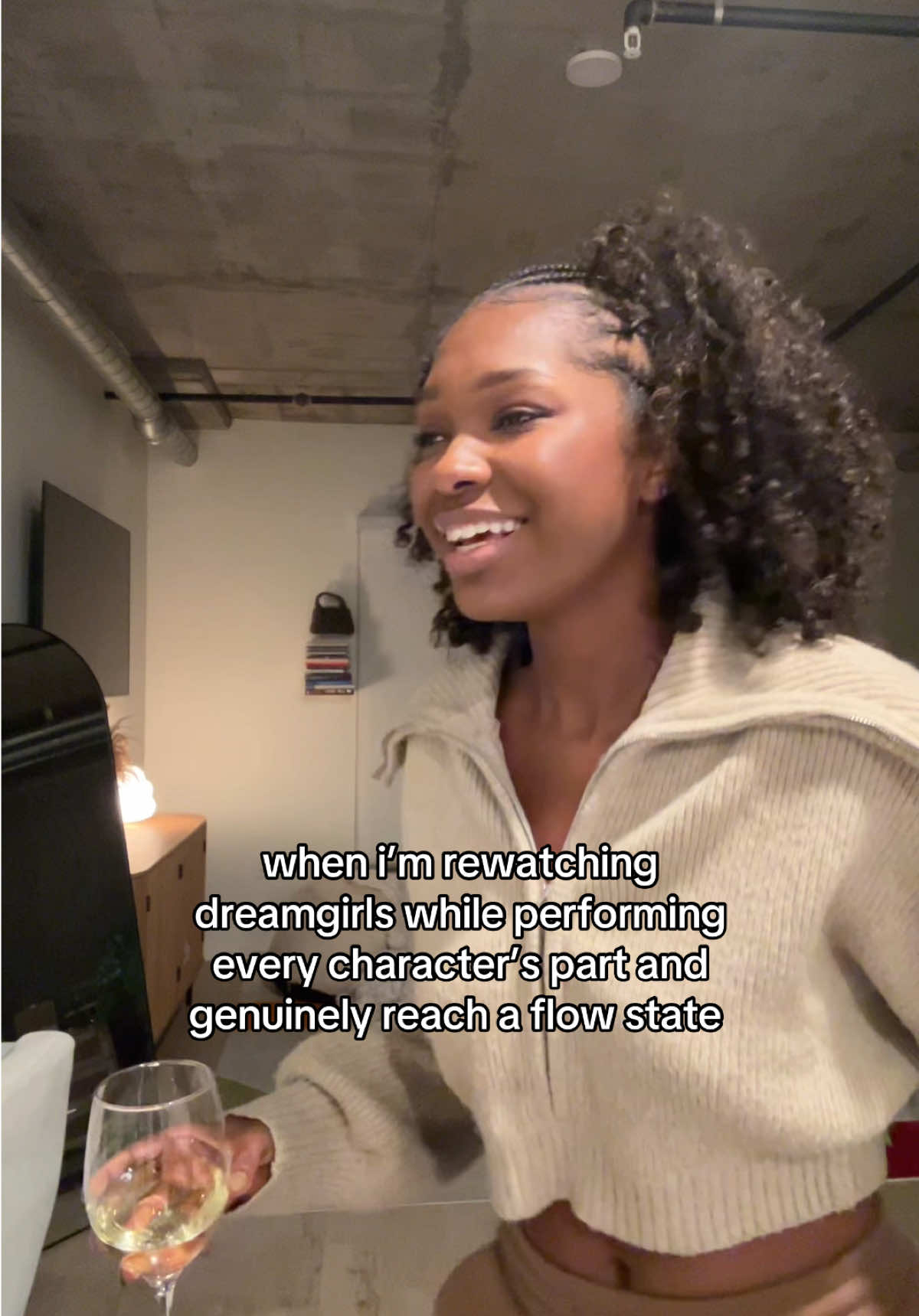 on my 100th rewatch but regardless  i’m going lyric for lyric 😭 #dreamgirls #flowstate #wickedmovie #fulanibraids #trendingsound 