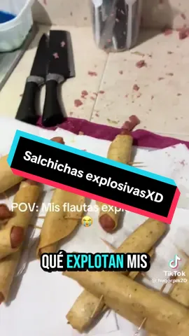 Flautas de salchicha!! Por un demonio! Lo que nos faltaba! Termodinámica en la comida!! #AprendeEnTikTok 