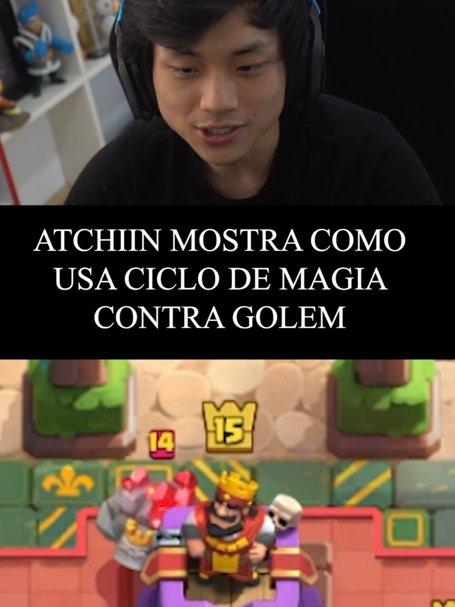 Manda pro seu amigo finalmente aprender a defender contra os golemzudos