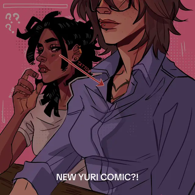 Eyes up baby #fypppp #fyp #wlw #comic 