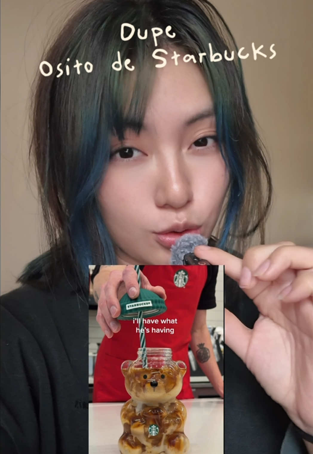 El osito viral de Starbucks está lindo! Así que les encontré una dupe del osito en Temu y Aliexpress 🫶🏻🤍 