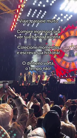A vida é curta demais #gunsnroses #vivalavida #rock 