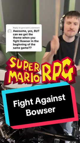 Replying to @grrrrrant Fight Against Bowser drum cover from Super Mario RPG #supermario #drums #drumcover #snes #videogamemusic 