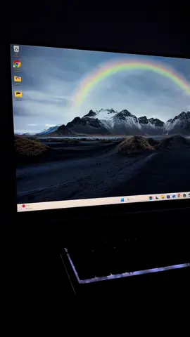 As black as night, as white as day. #rtx5070ti #ryzen77800x3d #setup #gaming 