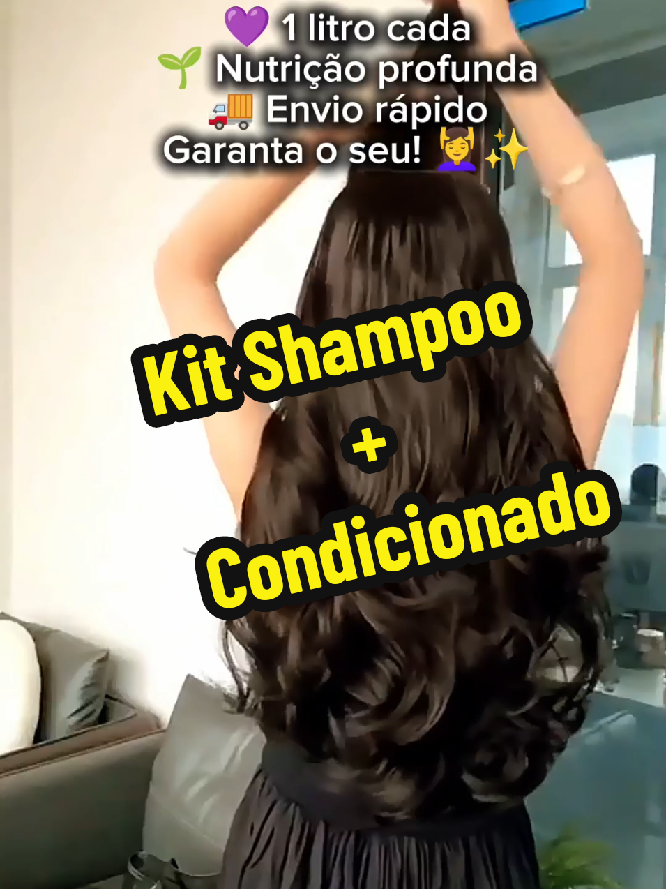 💜 Kit Ahazo Bomba de Vitaminas Poderoso! 💥✨ #shampoo #condicionador #cabelo #hidratação #belezafeminina 