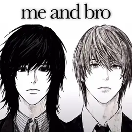 Me and bro || mikami x light edit | ib:@𝐒 𝐏 𝐄 𝐍 𝐙 𝐘👺 #mikami #light #deathnote #darktriad #bp 