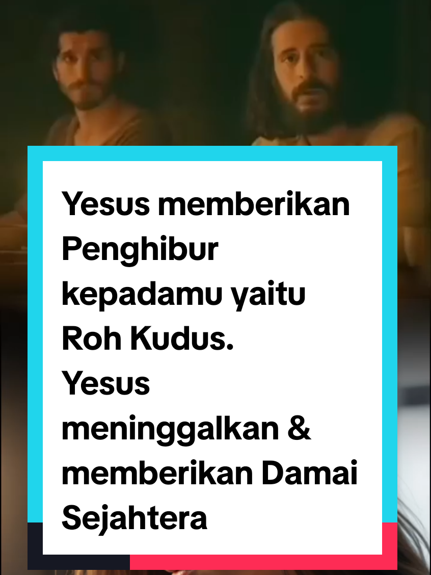 Yesus memberikan Penghiburan kepadamu yaitu Roh Kudus. Yesus meninggalkan dan memberikanDamai Sejahtera kepada mu #CapCut #yesus #kristen #firmantuhan #lagukristen 