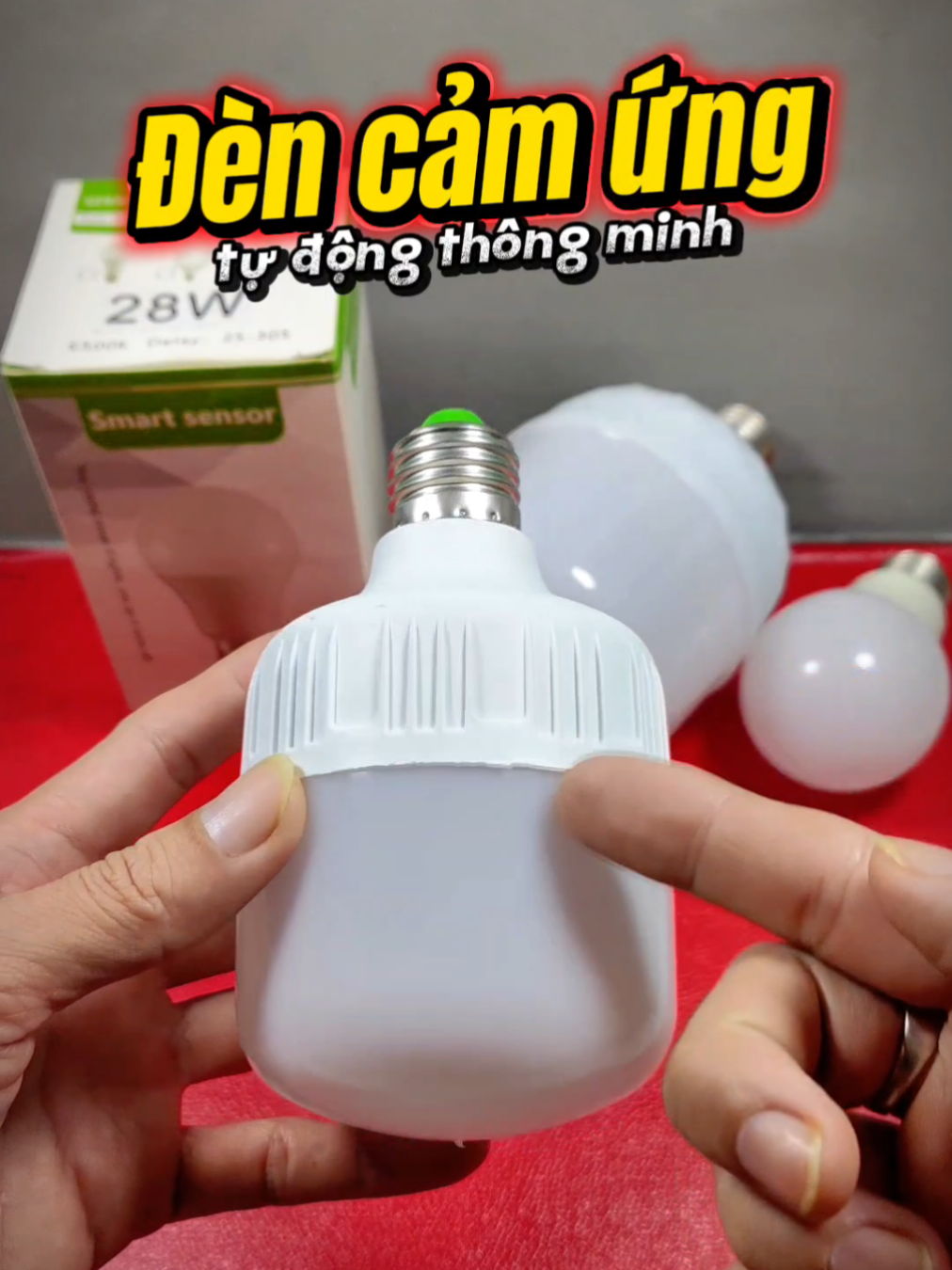 Đèn cảm ứng chuyển động thông minh... #dencambien #dencamung #dencamungchuyendong #dencamungthongminh 