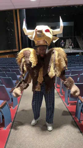 HE’S SO FLUFFYYYYY #thelittlestminotaur #thelightningthief #thelightningthiefmusical #theatre 