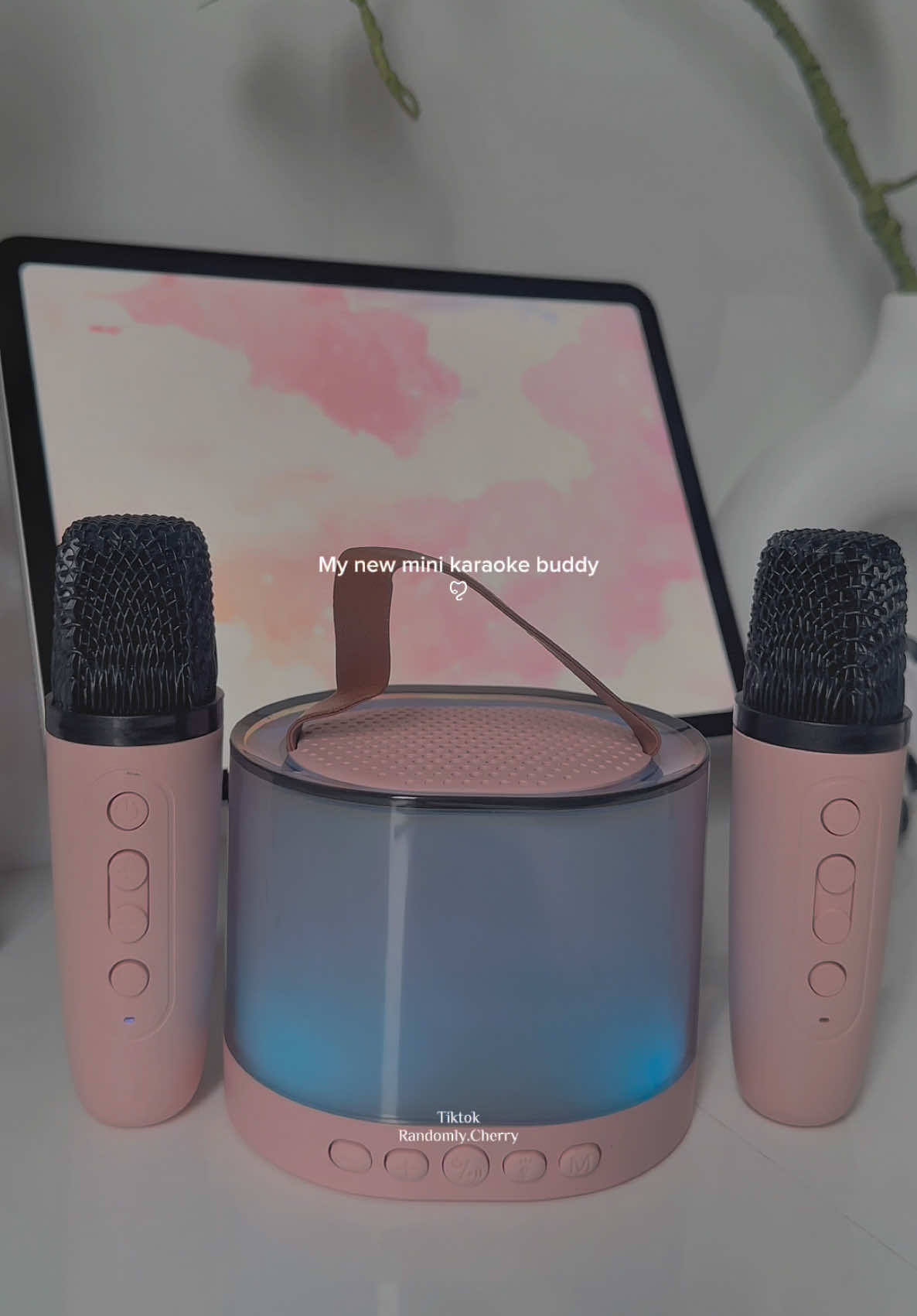 comel + mini, senang bawa jalan2😍 #minispeaker #speakerwithmic #speakermicmini #speakerkaraoke 