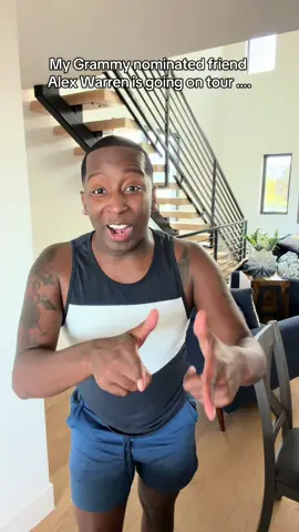 I’m so excited for THE Grammy nominated friend of mine @Alex Warren to go out tour I know you’re about to eat the house down !!