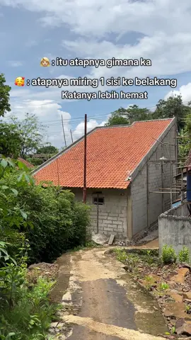 Atap Miring 1 sisi ke belakang #rumahidaman #rumahimpian #fyp #fyppppppppppppppppppppppp #fypage 