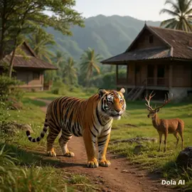 dasar rusa malah ngejar lu dikejar balik kapok #rusa pemberani