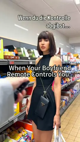 When Your Boyfriend Remote Controls You... #remotecontrol #dateidea #picnicdate #girlfriendprank #christmasgift 
