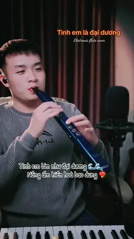 TÌNH EM LÀ ĐẠI DƯƠNG (electronic flute cover) #tinhemladaiduong #trending #lehoa9436 #cover #tiktok 