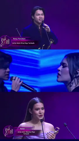 Artis Solo Pria dan Wanita terbaik Ami Awards 2025  Congratsss Duo R ✨♥️ @Raisa  #raisa #raisa6690 #raisaxronyparulian #tetapbukankamu 