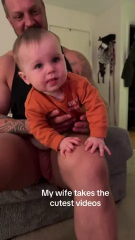 Getting out the energy before bedtime. This kid loves to play! #dadlife #dadbod #funny #baby #lol